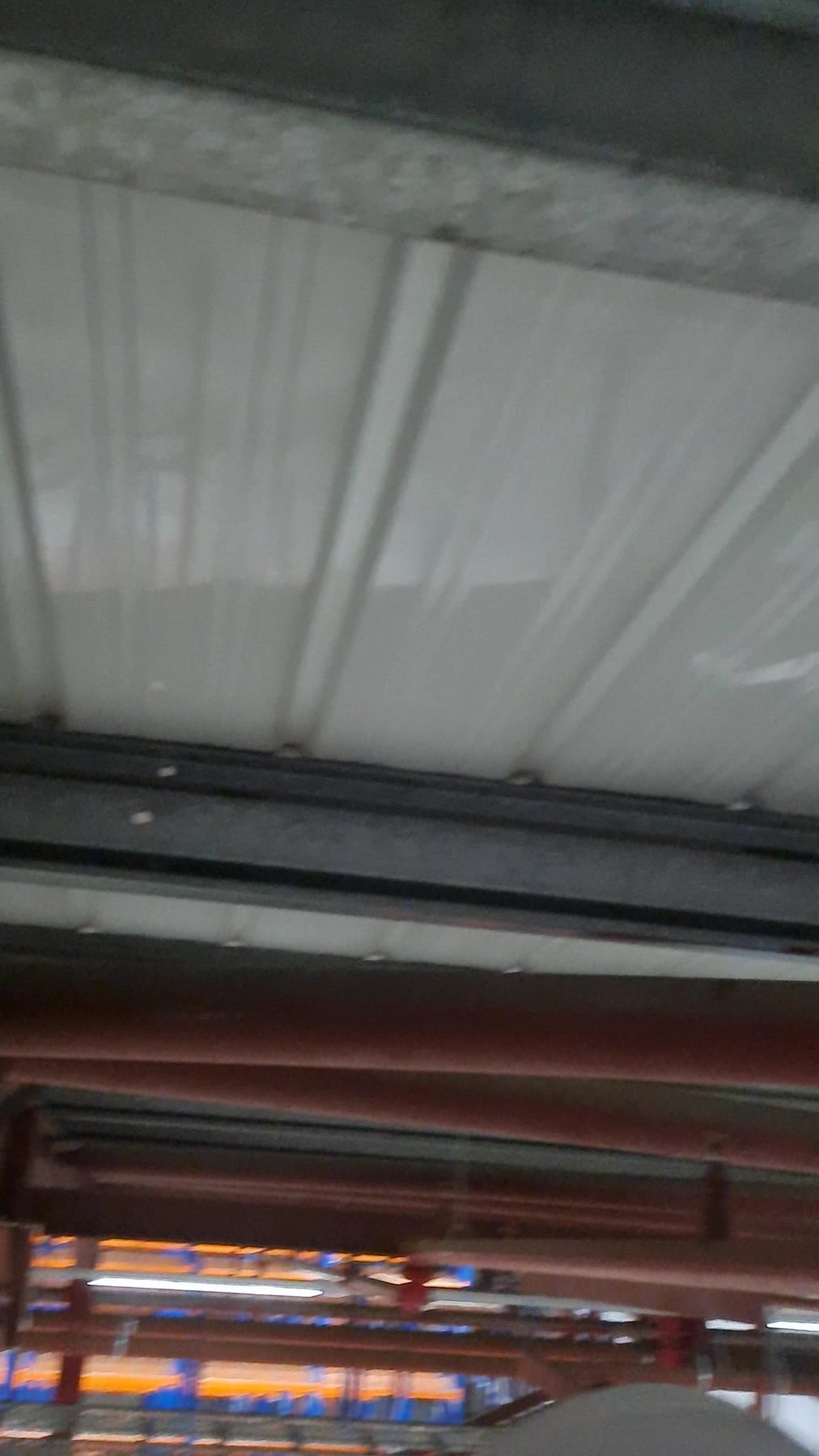 Roof steel and services at height
